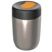 schwarz, silber, orange