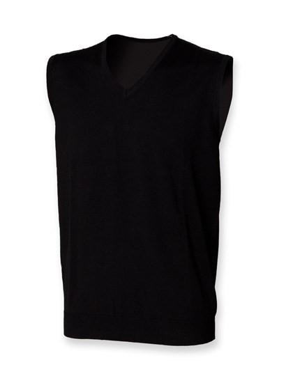 Henbury - Men´s Lightweight Sleeveless V-Neck Jumper