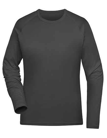 James&Nicholson - Ladies´ Sports Shirt Long-Sleeved