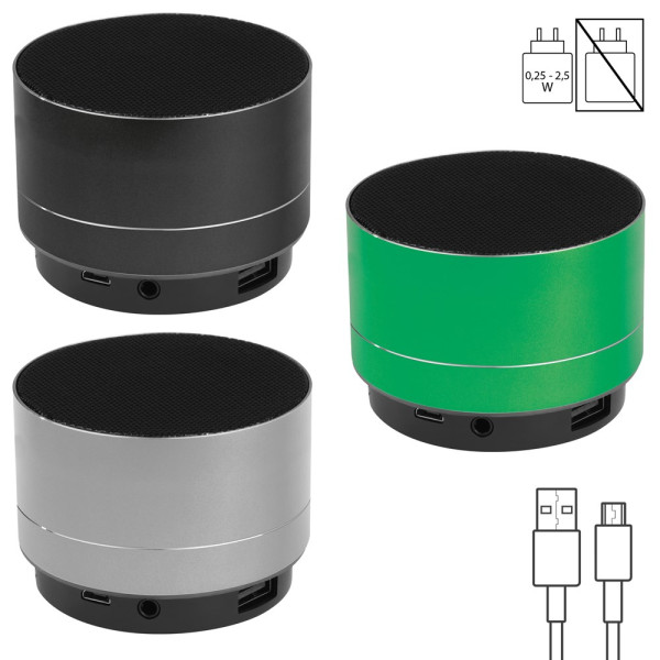 Bluetooth Lautsprecher aus Aluminium RENATE