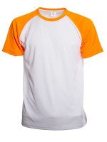 Weiß/Fluo Orange