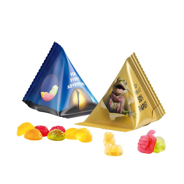 Tetraeder 15g, Fruchtgummi Standardformen