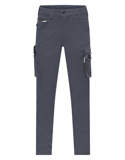 James&Nicholson - Workwear-Pants light Slim-Line