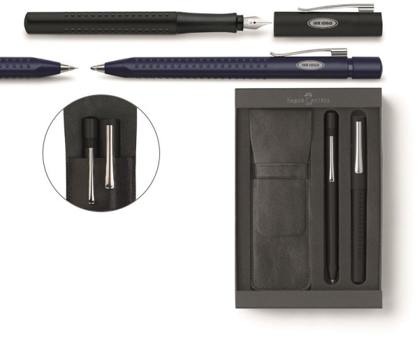 Grip 2011 Set Füller und Kugelschreiber blau