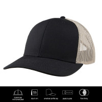 Schwarz/Khaki
