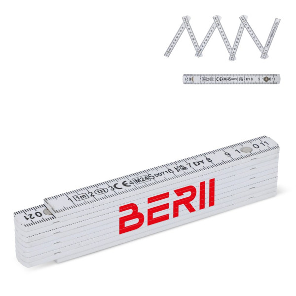 Kalibrierter faltbarer Zollstock 1m