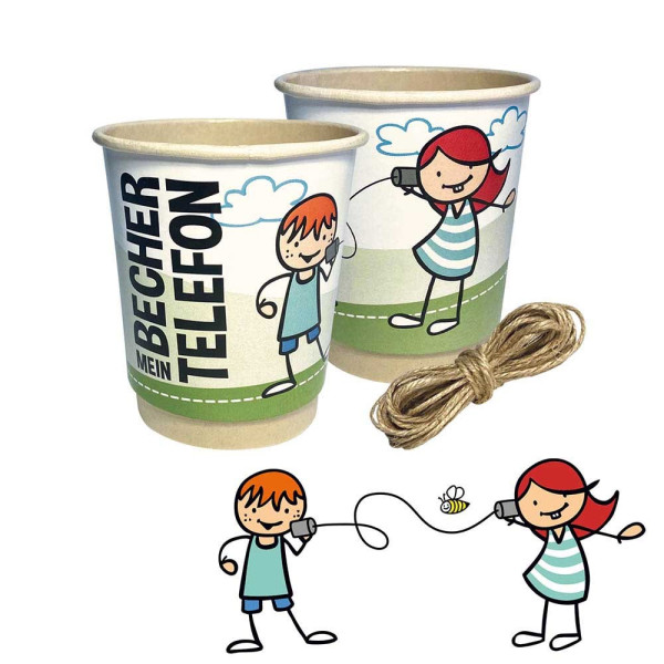 Pappbecher-Telefon – Standard