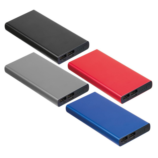 Powerbank aus recyceltem Aluminium 10.000 mAh